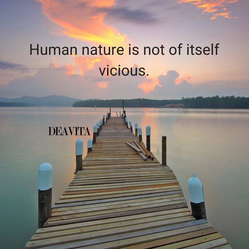 Short human nature quotes, character and spirit sayings with photos