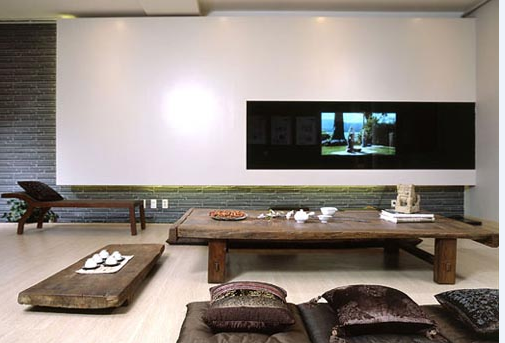 Minimalist-living-room-in-Japanese-style