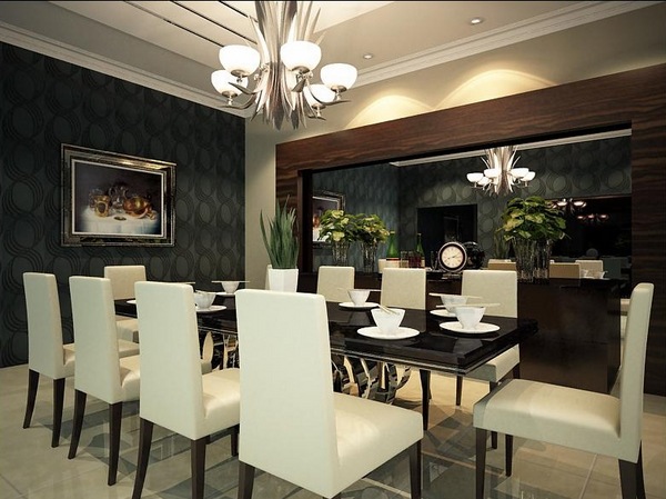 55 Modern Dining Room Interior Design Ideas, Modern Dining Room Decorating Ideas