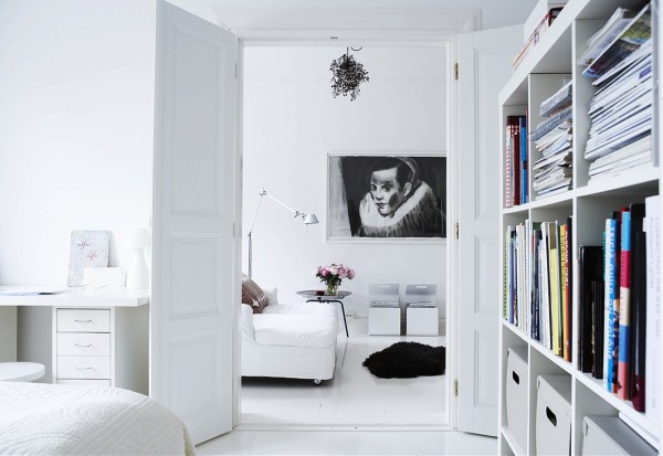 Scandinavian-design-living room interior