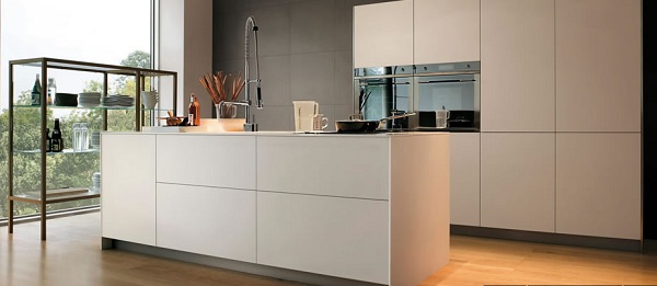 Modern Minimalist Interiors - White Kitchen Ideas