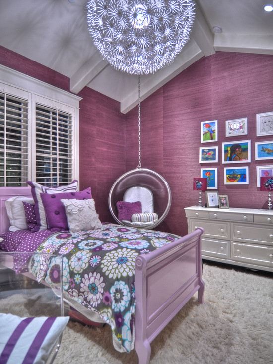 Purple-Bedroom-design-idea-girls-room