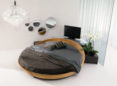 Aesthetic-elegant-modern-round-bed-bedroom