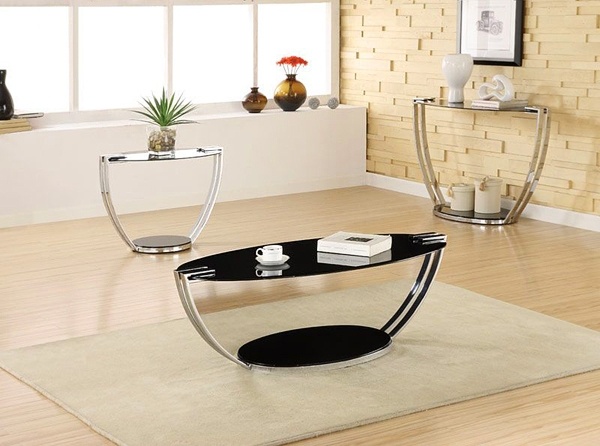 Chrome Plated Coffee-Table