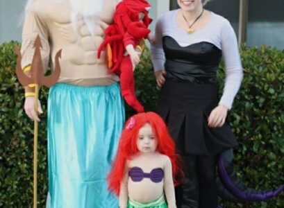 Family halloween Costumes Poseidon