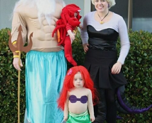 Family halloween Costumes Poseidon