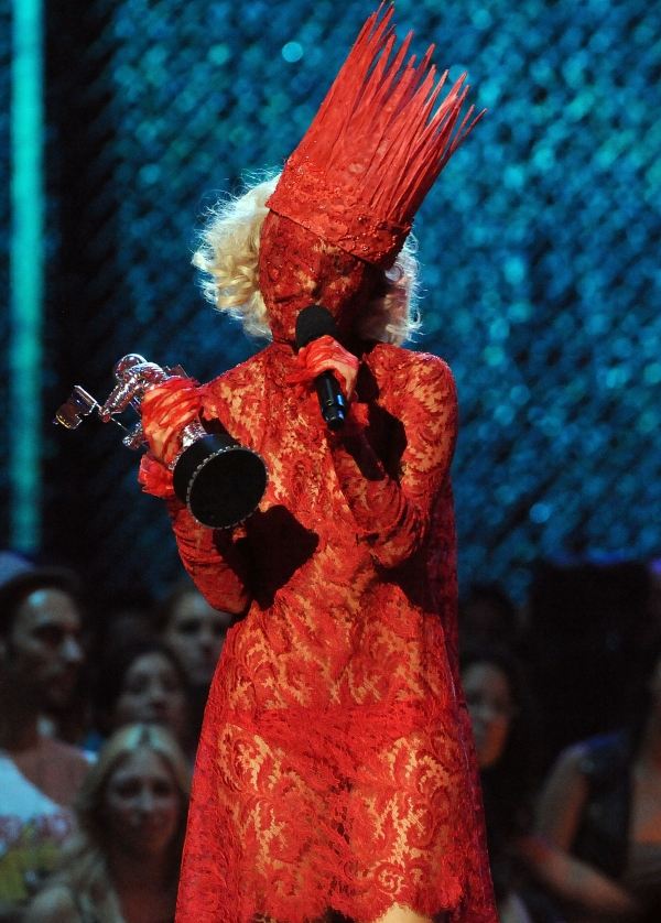 Lady Gaga stage show red Costume Ideas