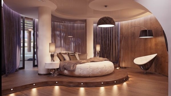 round-beds-give fivestar hotel atmosphere