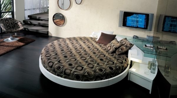 round-beds-use small bedroom urban style