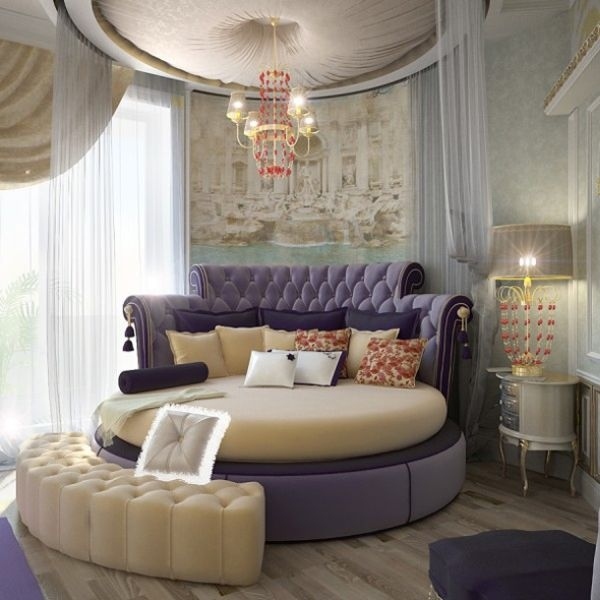 round-beds-white and purple royal treatment