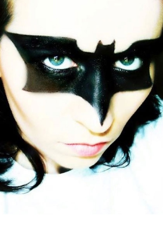 batman eye mask makeup 