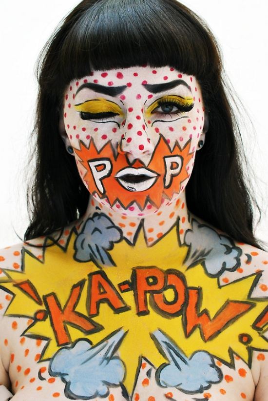 comic makeup ideas halloween make-up women 