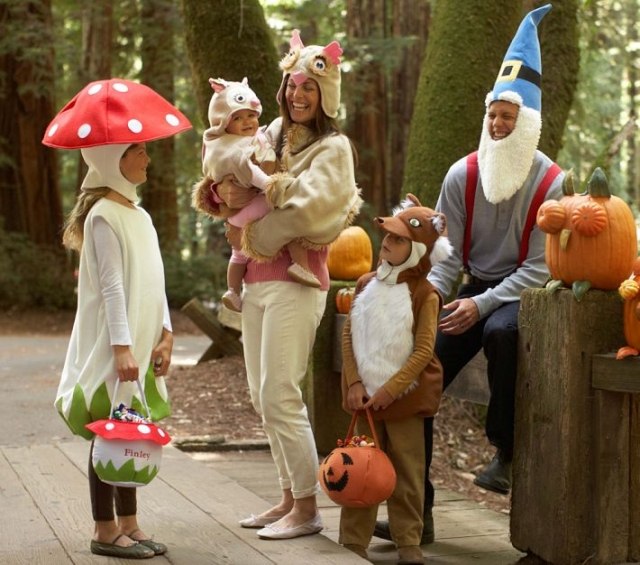 halloween costumes ideas make-up forest animals nature ideas 