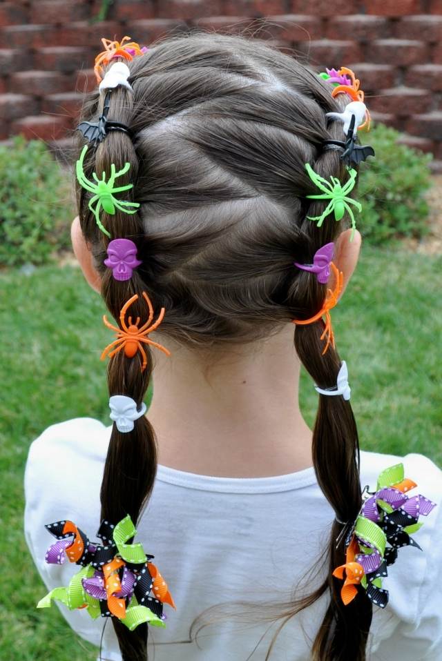 halloween hair weave plastic loops 
