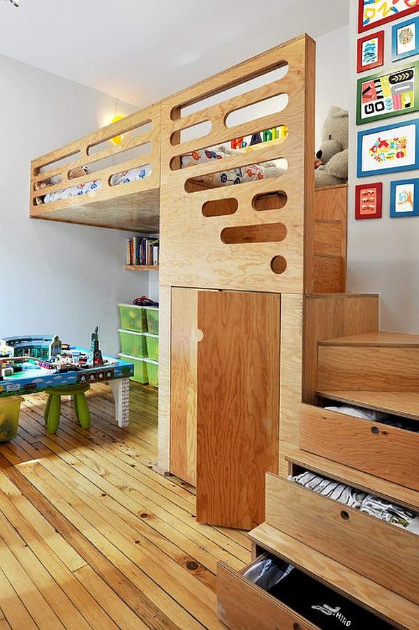 modern design kids bedrooms wood furniture
