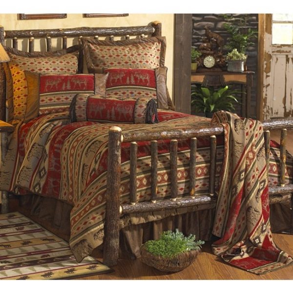 mountain cottage style bedding design