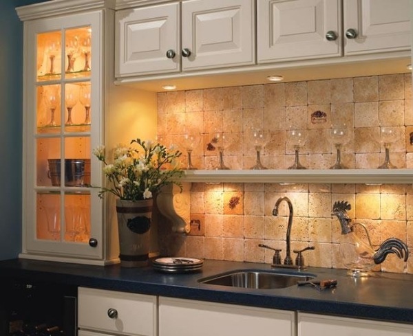 natural light in your dark kitchen accent glass cabinet doors