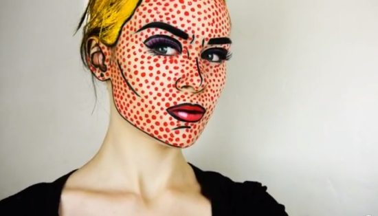 popart makeup ideas halloween Makeup women 