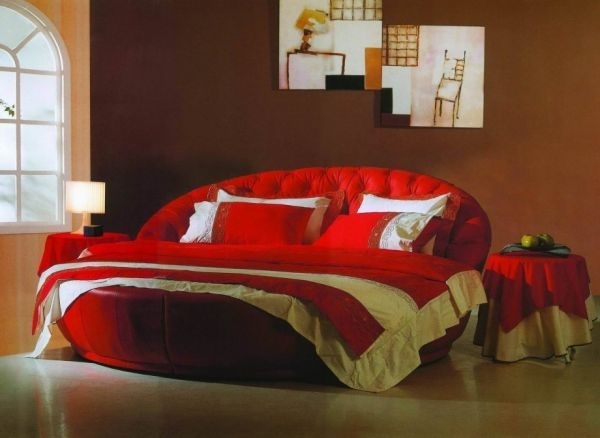 romantic red colour modern art table accent