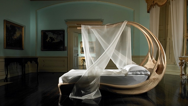 wooden design enignum canopy bed