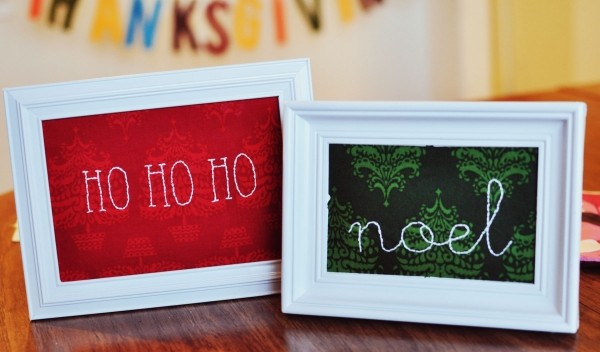 Christmas craft project ideas holiday embroidery