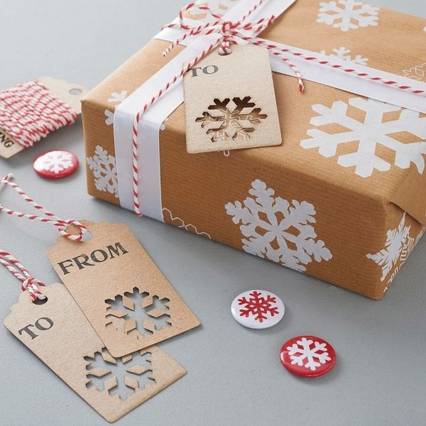  decoration gift wrapping ideas snowflakes 