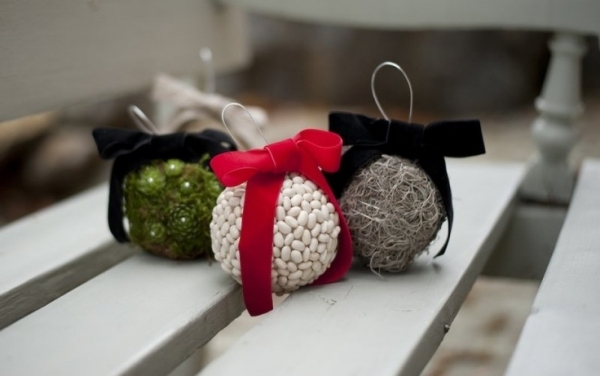 Christmas home decorating ideas cute nature inspired ornaments