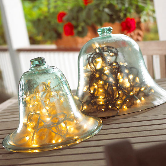 Christmas table centerpieces ideas bells of light