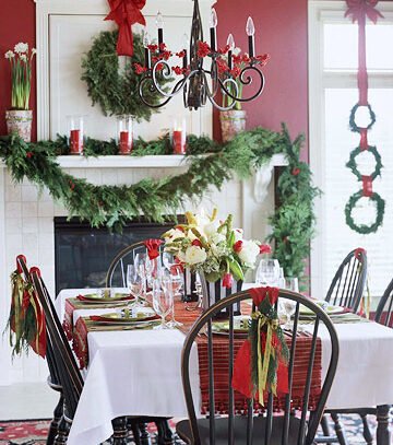 Christmas- table- decoration-berries