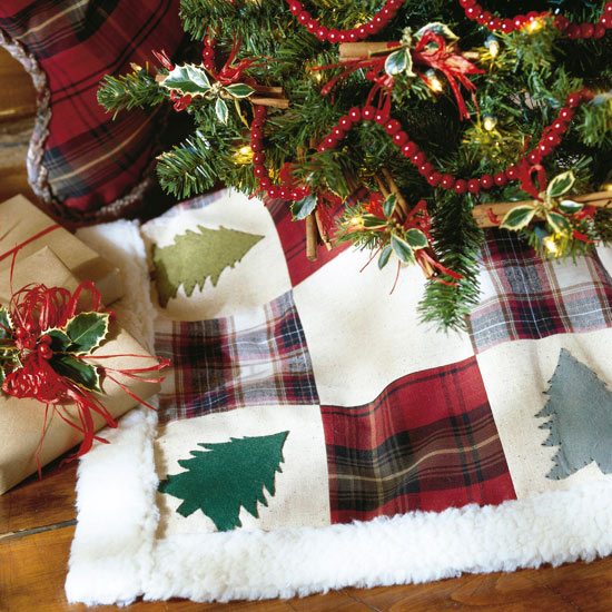  tree skirt patchwork style