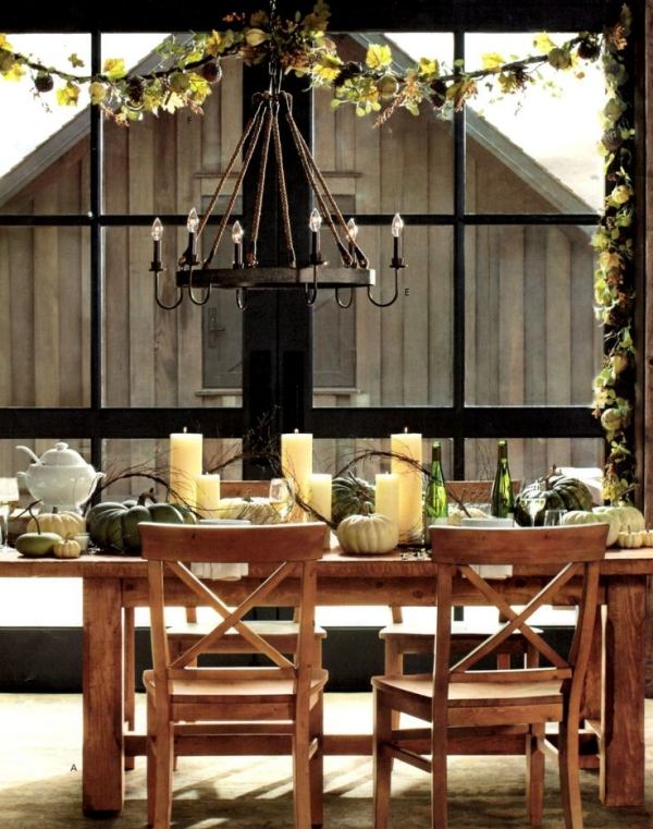 Elegant indoor thanksgiving decoration ideas table in green