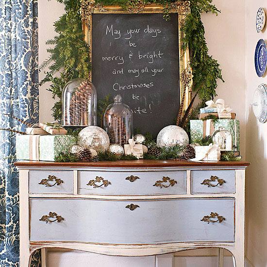 Christmas home decorating ideas every spots is fit for garland