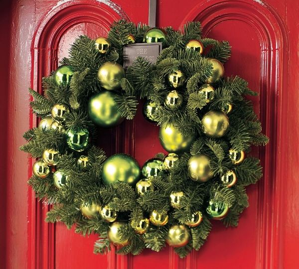 Lavish front door wreath