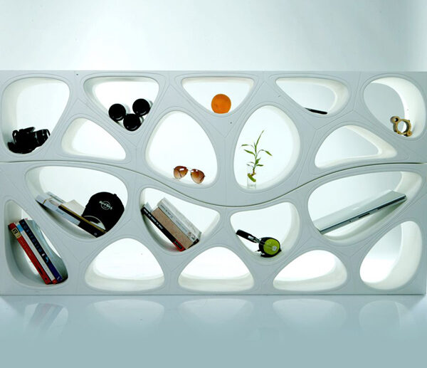 Modern-curved-shelf-Twin-Shelves-gt2P-elegant-area-divider