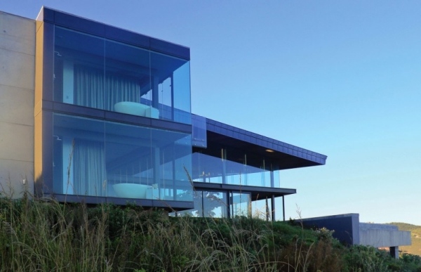 Modern house cliff SAOTA huge glass windows