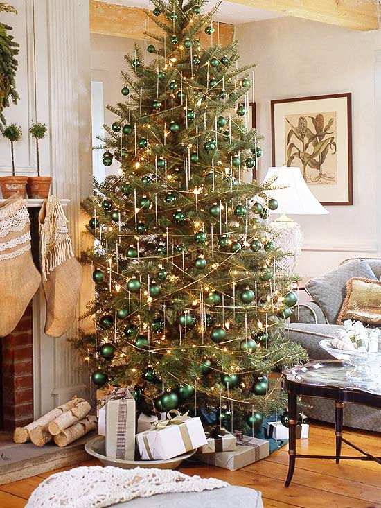 Stylish christmas tree decoration ornaments vertical balance