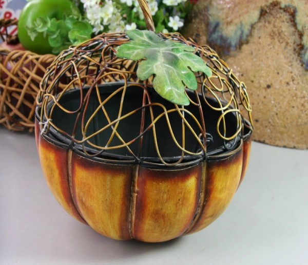Thanksgiving decorating ideas elegant pumpkin storage box
