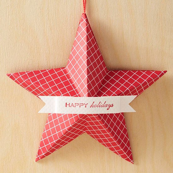 a red star ornament