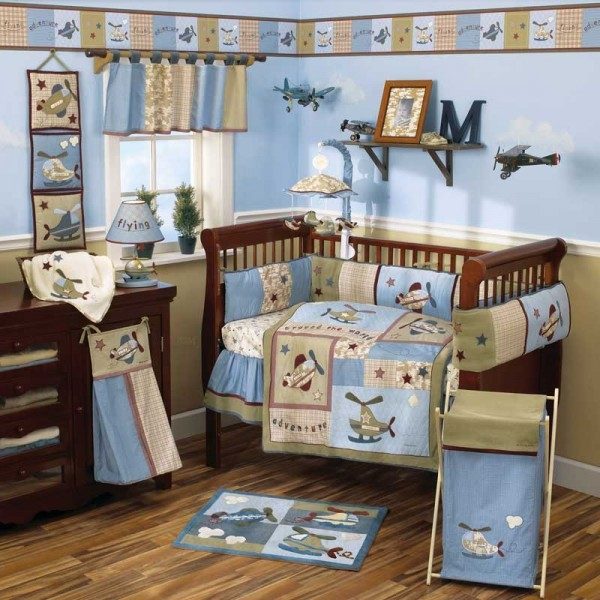 Baby bedding shop airplane theme