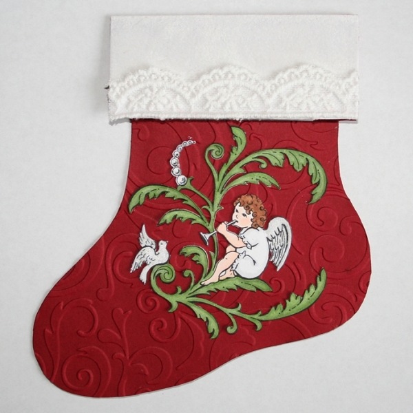 beautiful-christmas-crafts-angel-red-stocking