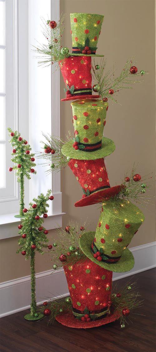 bold unusual beautiful christmas decorating