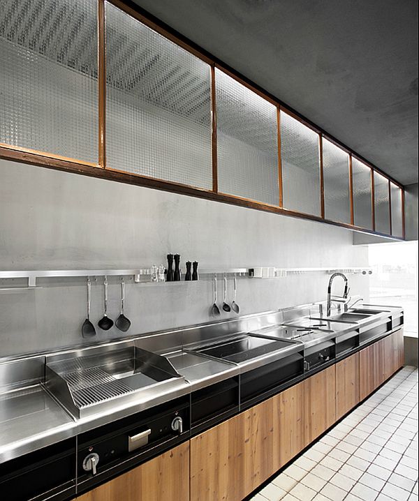 contemporary kitchen design natural skin Minacciolo wooden cabinets 