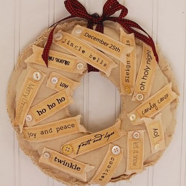 creative DIY christmas wreath ideas christmas greetings