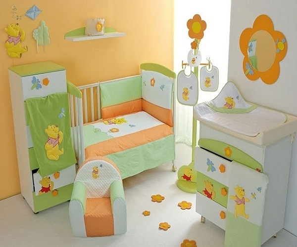 creative design baby bedding nursery room winnie the pooh