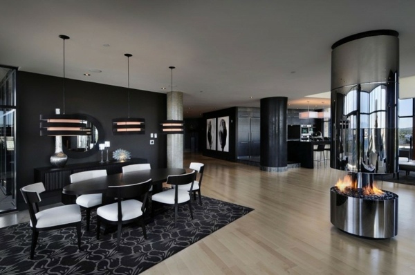  colours in interior design black carpet white furniture