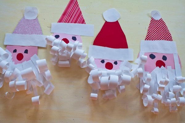 easy christmas crafts for kids paper craft ideas DIY christmas decor