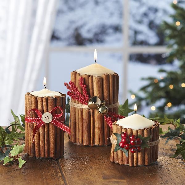 easy christmas crafts gifts project cinnamon candles