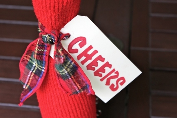  traditional red wool tartan ribbon