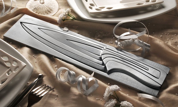 kitchen knife set deglon nested knives