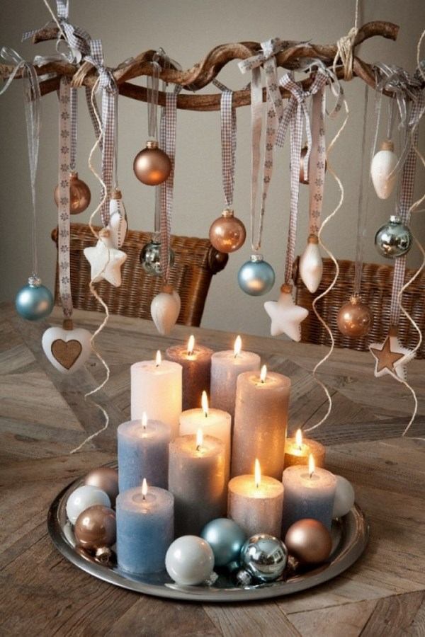 last minute decoration ideas table centerpiece ideas candles ornaments